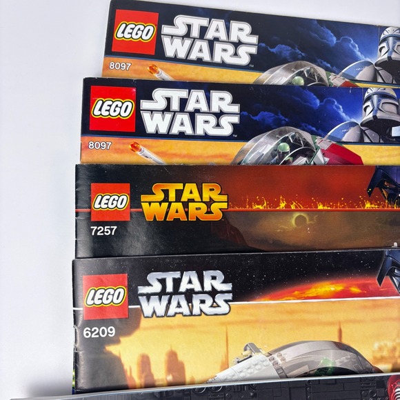 Lego Star Wars Lot of 20 Instruction Manuals Books 6209 7257 8097 75100 READ/SEE - Picture 7 of 13